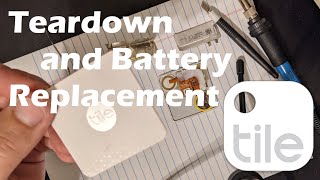 Tile Slim teardown and battery replacement [upl. by Trembly]