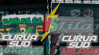 Somos Curva Sud  AC Milan Supporters vs Raja Casablanca Supporters  which one is the best [upl. by Brander]