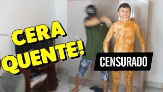 DEPILEI O CORPO TODO COM CERA QUENTE [upl. by Llerrem]