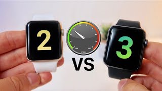 Apple Watch Series 2 vs Series 3 Speed Test [upl. by Ide163]