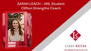 Clifton Strengths Coach  Sarah Leach [upl. by Araiek]