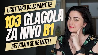 B1 GLAGOLI U TRI NAJVAZNIJA OBLIKA [upl. by Ner512]