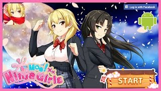 Moe Ninja Girls Gameplay  Visual Novel English AndroidiOS [upl. by Elmajian344]