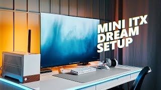 Big screen  small PC The cleanest MiniITX setup [upl. by Einnep]