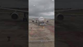 Aircraft towed into the Jetway and Cargo being loaded for the Last Leg of the Flight shorts [upl. by Ahras]