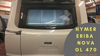 HYMER ERIBA NOVA GL 470 CARAVAN INSIDE REVIEW 2019 [upl. by Ahseem]