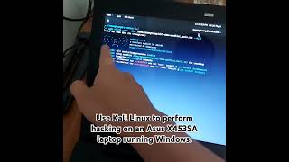 Use Kali Linux to perform hacking on an Asus X453SA laptop running Windows [upl. by Shepherd]