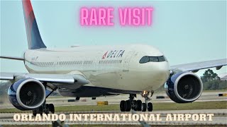 4K PLANE SPOTTING Afternoon Flights ORLANDO INTERNATIONAL AIRPORT MCO 21621 [upl. by Aleik354]