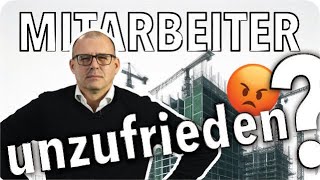 LÖSUNG Unzufriedene Mitarbeiter auf der Baustelle I VideoPodcast mit dem BaustellenCoach® 1 [upl. by Pathe]