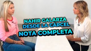 Así fue la entrevista de Mariana Fabbiani a Nahir Galarza desde la cárcel [upl. by Ytsirhk]