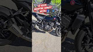 CB1000R Akrapovic Exhaust Install BEFORE AND AFTER 😮 mooremafia [upl. by Westfall555]