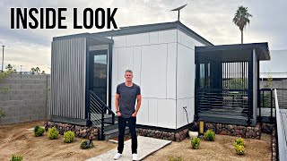 Bigger than Expected Inside a 320 square foot PREFAB HOME with Robotic furniture [upl. by Tanya]