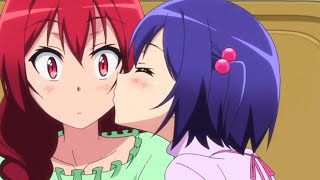 Besos Anime Yuri  Joukamachi no Dandelion  Girls Love 1 [upl. by Amoakuh]