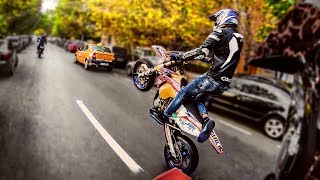 Supermotos amp Wheelies In Romania [upl. by Anyale]