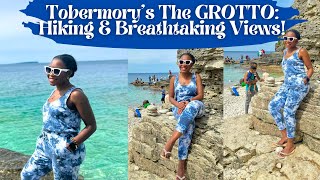 HIKING To The GROTTO Tobermory  A Scenic Ontario Adventure [upl. by Htor]