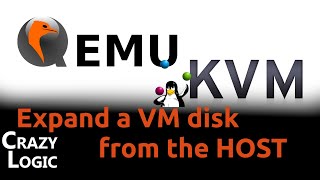 60  How to Expand a QEMUKVM virtual disk from the host [upl. by Votaw423]