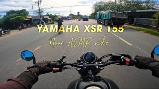 Yamaha XSR 155 Pure Sound Noon ASMR Ride 22 [upl. by Anaicilef]