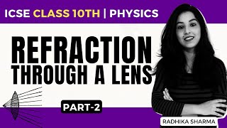 Refraction Through a Lens  ICSE CLASS 10 Physics  Part2 [upl. by Llerraj264]