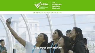 APTA Combined Sections Meeting Feb 1517 2024  Boston MA [upl. by Nitnert]