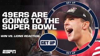 Lions vs 49ers FULL REACTION with Rex Ryan Dan Orlovsky amp Ryan Clark 🍿  Get Up [upl. by Saville419]