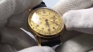 Vintage Nobellux Chronograph Mens Watch Landeron 51 [upl. by Cerell]