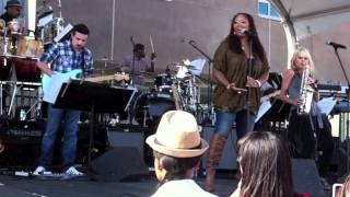 Its A Mans Mans Mans World  Mindi Abair Sax amp Lalah Hathaway vocals Grammy Block Party [upl. by Lilah962]