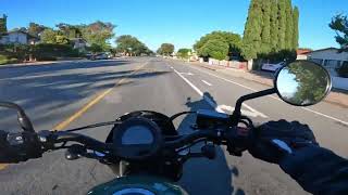 Honda Rebel 500 with Vance and Hines Exhaust  Quick Ride [upl. by Aisya]