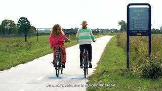 Lekker doorfietsen Neem de doorfietsroute Winsum  Groningen 🚲 [upl. by Frye393]