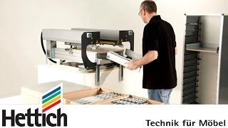 ArciFit 300 Assembly aid for ArciTech drawers made by Hettich [upl. by Carbo]