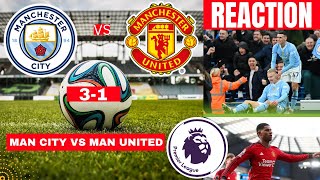 Man City vs Manchester United Live 31 Premier League EPL Football Match Score Highlights Derby [upl. by Aicerg274]