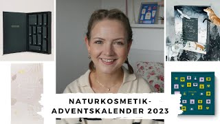 NATURKOSMETIKADVENTSKALENDER 2023🎄  von günstig bis teuer  was gibt es dieses Jahr [upl. by Fronia]