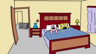 Spongebob in PARANORMAL ACTIVITY [upl. by Legra]