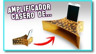 CÓMO HACER UN AMPLIFICADOR CASERO PARA CELULAR  Pablo Inventos [upl. by Llerdna301]