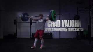 CrossFit  Oly Analysis Chad Vaughn Snatch with Chad Vaughn [upl. by Nosidam]