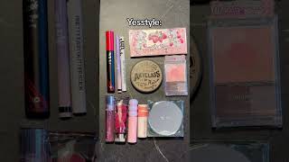 What 100 gets you at Sephora vs Yesstyle kbeauty douyin makeup sephora viral shorts [upl. by Asila]