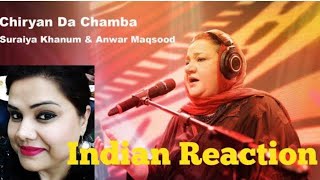 Chiryan Da Chamba II Indian reaction II Suraiya Khanum II Anwar Maqsood II Coke Studio II SJ [upl. by Aicilak]