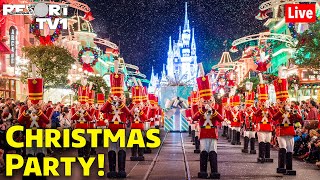 🔴Live Thanksgiving Eve at Mickeys Very Merry Christmas Party  Walt Disney World Live Stream [upl. by Gonick]