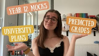 My Year 12 ALevel Mock Results 2022 Predicted Grades and Plans for University and the Future [upl. by Kulda]