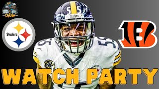 Pittsburgh Steelers Vs Cincinnati Bengals Live Watch Party With Arthur Moats [upl. by Aeneas]