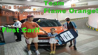 Kia Stonic EX Flame Orange 2023 Our First Car [upl. by Hamo]