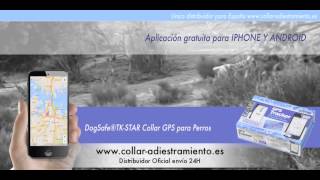 Collar GPS Perros localizador perros de caza sumergible [upl. by Lohner657]