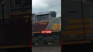 CP 7019 In Elkhart Indiana railfanning trains CP7019 7019 viral shorts [upl. by Asalocin]