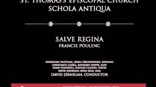 Salve Regina Francis Poulenc [upl. by Aural]