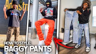 How To Style BAGGY JEANS Outfit Ideas [upl. by Frerichs]