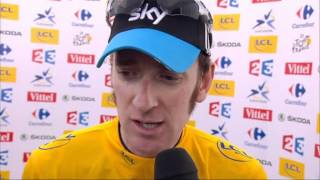 FR  Interview  Maillot Jaune  Étape 7 Tomblaine  La Planche des Belles Filles [upl. by Arodaeht]