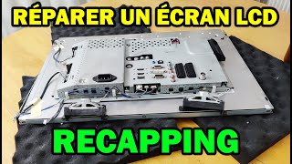 Réparer un écran LCD  recapping LG Flatron M2294D [upl. by Noreg]