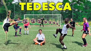 Tedesca Football Challenge Vs Sergio Cruz Pirlasv Fabio di Mauro e Marcantognini ⚽️🤯 [upl. by Lazare]