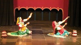 Traditional Rajasthani Puppet Show amp Folk Dance at Udaipur [upl. by Enimisaj]