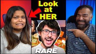 RARE INDIAN STREET FOOD  CARRYMINATI REACTION [upl. by Abehshtab]