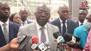 Visite du Ministre dÉtat chargé du Développement à la GDIZ Abdoulaye BIO TCHANE satisfait [upl. by Ycnaf]